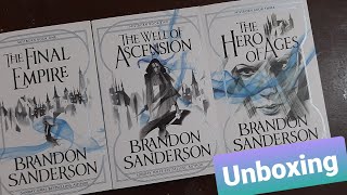 Mistborn By Brandon Sanderson Box Set  Unboxing [upl. by Jaime]