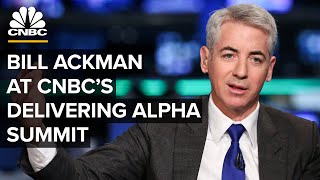 Billionaire investor Bill Ackman at CNBCs Delivering Alpha Summit — 9282023 [upl. by Lalla]