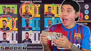 BUSCANDO EL FICHAJE DE MESSI amp CRISTIANO épico 😱 Dream League Soccer 2022 [upl. by Yelda]