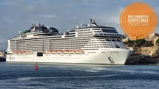 MSC Grandiosa Christmas Cruise 2021 [upl. by Eintruoc]