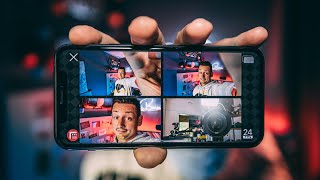 Record on BOTH sides of your Smartphone at the same time  Filmic Double Take Tutorial [upl. by Eneli]