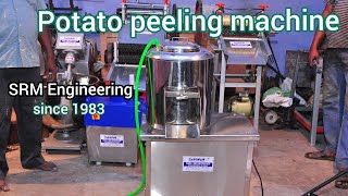 Automatic Potato Peeling machinePotato peeler full SS Body [upl. by Aisylla893]