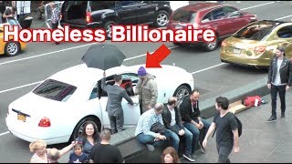 The Homeless Billionaire Prank [upl. by Aryk]