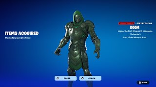 HOW TO GET DOOM SKIN IN FORTNITE [upl. by Borlow]