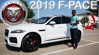 Jaguars First SUV  2019 Jaguar FPace S AWD Review [upl. by Igiul]