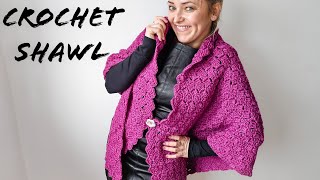 How to crochet c2c shawl Great for Beginners  Easy tutorial [upl. by Mack479]