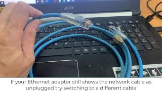 How to fix Ethernet Not Working in Windows 10 [upl. by Akimak]