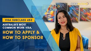 482 Visa  Australias most common work visa how to apply and how to sponsor [upl. by Cedric]