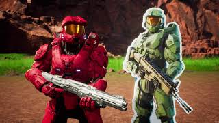 Red vs Blue Introduce New Blood Gulch Fortnite Creative Map [upl. by Faust631]