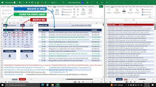 Cómo Hacer una AGENDA Automatizada e Interactiva en Excel con Calendario MEJORADA [upl. by Ammann]