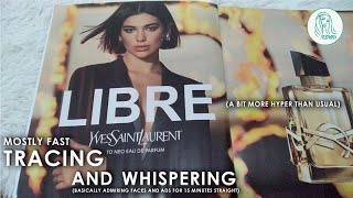 ASMR Tracing Magazine • Whispering kind of fast ꧂ [upl. by Lehpar]