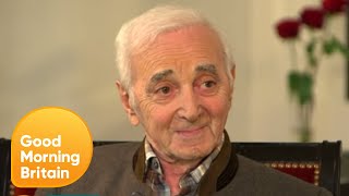 Piers Interviews Charles Aznavour  Good Morning Britain [upl. by Sherilyn912]