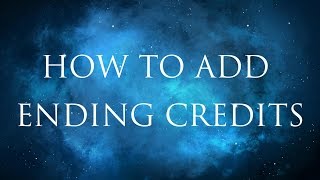 How to add ending credits in PowerDirector [upl. by Marieann460]