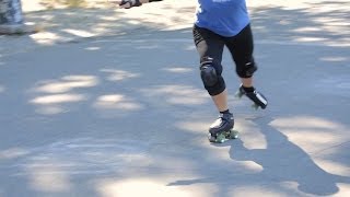 How to Turn from Backward to Forward  RollerSkate [upl. by Areek215]