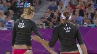 Womens Beach Volleyball Round of 16  USA v NED  London 2012 Olympics [upl. by Flossy]