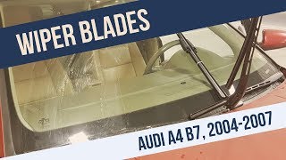 How to Change Wiper Blades VW Passat B7 [upl. by Llerrit]