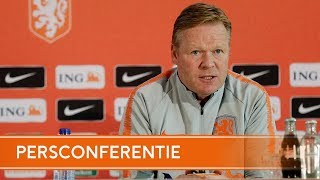 Persconferentie vooruitblik Slowakije  Nederland [upl. by Oflunra]