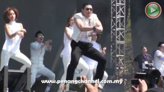 PSY Gangnam Style Live in Penang Malaysia Part 1 [upl. by Sulienroc]