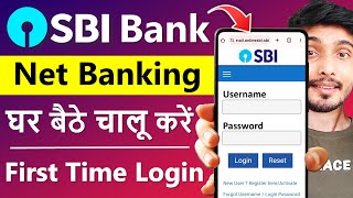 sbi net banking online registration  Create Yono SBI username amp password  sbi internet banking [upl. by Notgnimer]