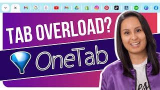 How to Use One Tab Chrome Extension to Reduce Tab Clutter [upl. by Ardnuassac]