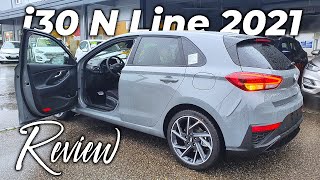 New Hyundai i30 N Line Hatchback 2021 Review Interior Exterior [upl. by Elimac]