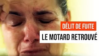 Motard délit de fuite et rattrapé par la justice [upl. by Prue]