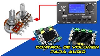 COMO CONTROLAR EL VOLUMEN CON UN POTENCIOMETRO PARA AMPLIFICADORES MONOAURAL Y ESTEREO [upl. by Hameerak]