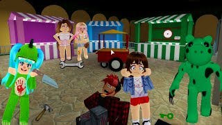 🦕INTENTO ESCAPAR SIENDO UN DINOSAURIO EN PIGGY  ROBLOX🦕 [upl. by Sylado206]