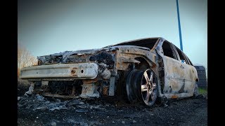 Renault Laguna Break Incendié [upl. by Dogs]