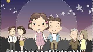 Everybody Loves Saturday Night  Family Sing Along  Muffin Songs [upl. by Wilow]