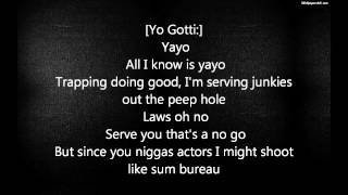 Snootie Wild  Yayo lyrics ft Yo Gotti  Lyrics Video [upl. by Kcirded760]