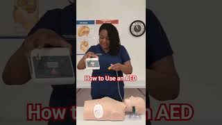 How to Use an AED  Nurse Eunice [upl. by Thebazile]