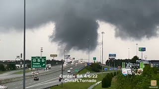 Tornado Crosses I75 In Cordele GA [upl. by Naivat]