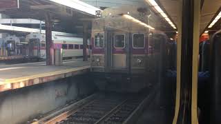 MBTA ProvidenceStoughton Line Full Ride on Train 913 South StationStoughton [upl. by Coheman]