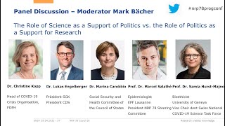 Science as a Support of Politics vs Politics as a Support for ResearchNRP 78 Programme Conference [upl. by Malvie737]