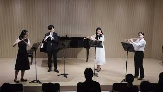 쿠잉 SYagisawa  Fioritura for Flute Quartet [upl. by Arundell64]