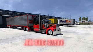 Jon Ruda Kenworth W900 custom highway killer [upl. by Lemart915]