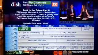 DISH Network HD Channel Guide 103114 [upl. by Elik]