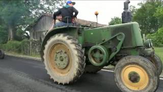 LESTERPS16 juin 2015 défilé avec 60 vieux tracteurs [upl. by Eeliak]