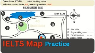 IELTS Listening Map Practice 2024  Hinchingbrooke Park map Listening [upl. by Jolynn574]