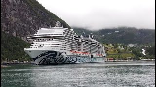 Fjord cruise from Ålesund to Geiranger Norway [upl. by Madonia]