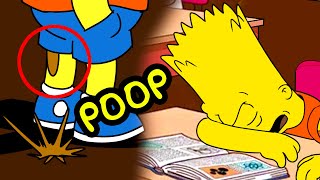 Bart Simpson Poops His Pants  Banned Simpsons Episode [upl. by Nollahs]