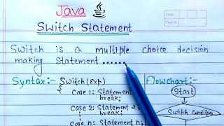 Switch Statement in Java Hindi  Learn Coding [upl. by Louanna]