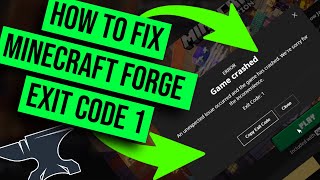 How to Fix Minecraft Forge Exit Code 1 2024 Minecraft Forge quotExit Code 1quot Error FIX [upl. by Traggat]