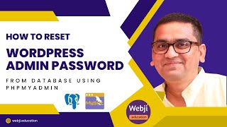 How to reset Wordpress Admin Password from Database using phpmyadmin [upl. by Julide244]