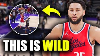 Ben Simmons Clippers Debut Was INSANE [upl. by Nanaek]