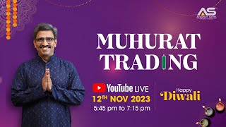 Diwali 2023 Muhurat Trading with Avadhut Sathe [upl. by Aehtna]