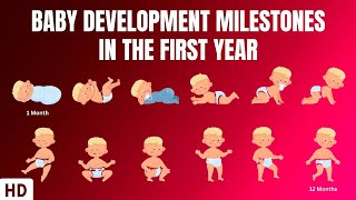 Baby Development Milestones in the first year [upl. by Colburn931]