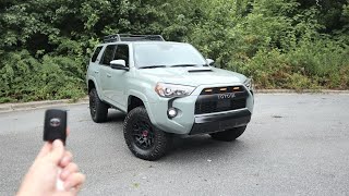 2021 Toyota 4Runner TRD PRO Start Up Exhaust Test Drive and Review [upl. by Aohk]