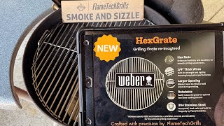 The Best Weber Kettle Grill Grate Replacement  HexGrate Weber Grilling Grate ReImagined [upl. by Ardra807]